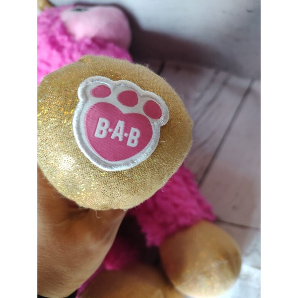 Build A Bear Pink Sparkle Llamacorn Llama Unicorn Plush 18" Glitter Valentines - Picture 6 of 7